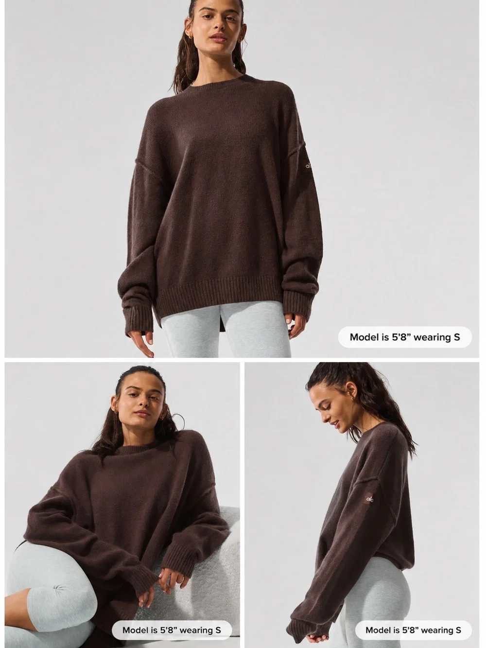 ULTRA RARE POSSIBLY UNRELEASED COLOR ALO New Class Cashmere Crewneck Sweater – B